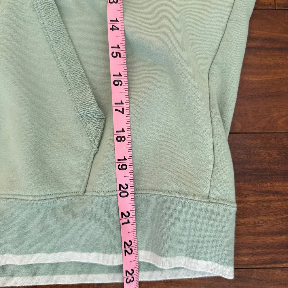 Nike Womens Sportswear Essential Sage Green Hoodie Tonal Logo Large CZ1471-344